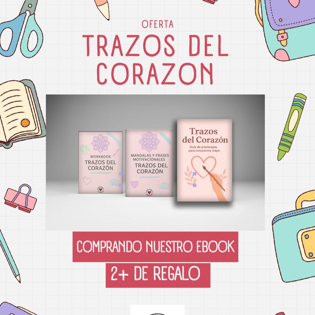 Trazos del Corazón – Guía de arteterapia para conocerme mejor + 2 regalos